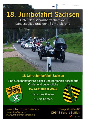 Plakat 18. Jumbofahrt Sachsen